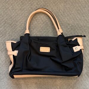 Kate Spade Black and Tan Satchel